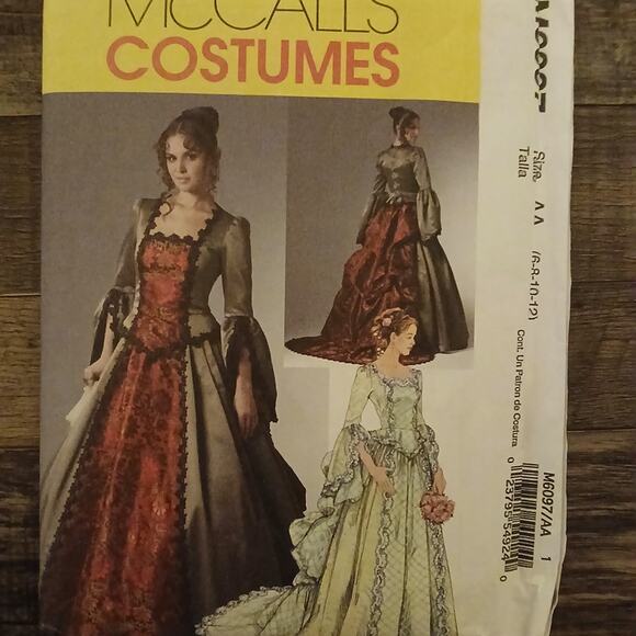 McCall's Other - McCall's Costume Womens Sewing Pattern Size 6-12 Uncut